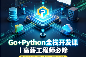 Go+Python全栈开发课｜高薪工程师必修（零基础入门+进阶实战+项目资源…