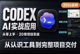 王喆CODEX AI实战应用课2026【画质还可以只有视频】