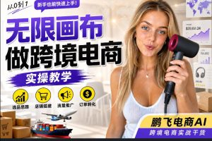 【跨境电商必备】AI无线画布制作商品宣传视频，四步搞定，无线画布工作…