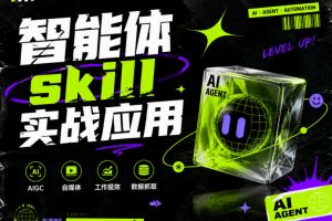 智能体skill实战应用，为寻求利用智能体进行工作提效的人打造，案例演…
