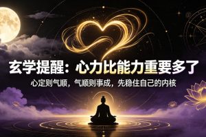 付费文章:玄学提醒:心力比能力重要多了