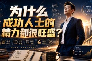 付费文章:为什么成功人士的精力都很旺盛?