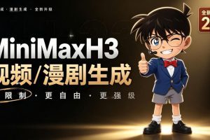 【MiniMaxH3一键懒人整合包】AI视频/漫剧生成工具，支持30_40_50显卡，…