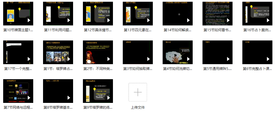 塔罗牌高级教学(实战演练)