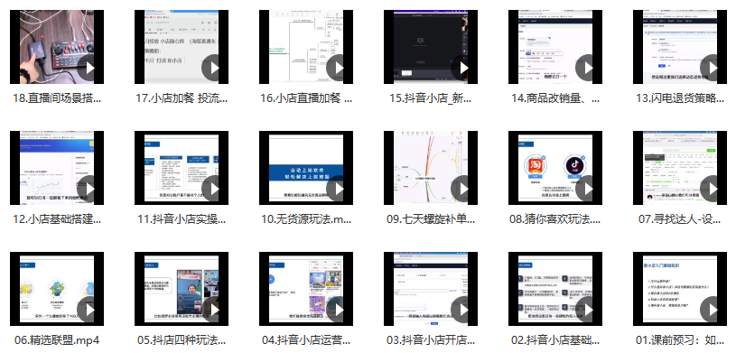 抖名星·抖音小店落地实操特训营