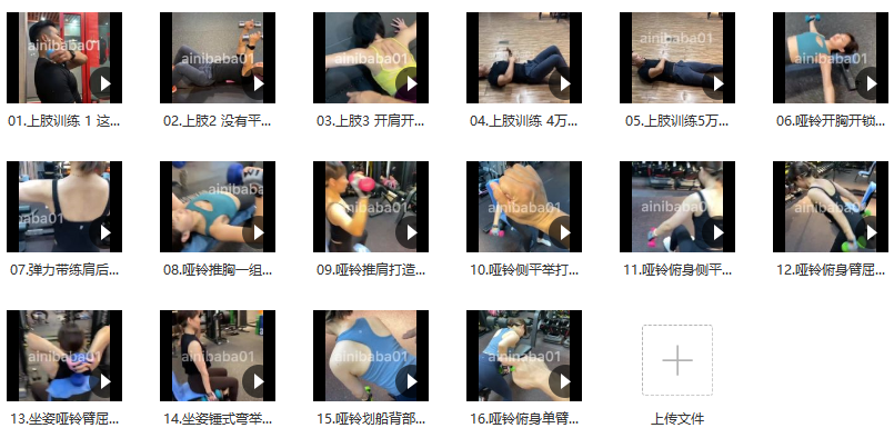 艾妮粑粑上肢训练课程