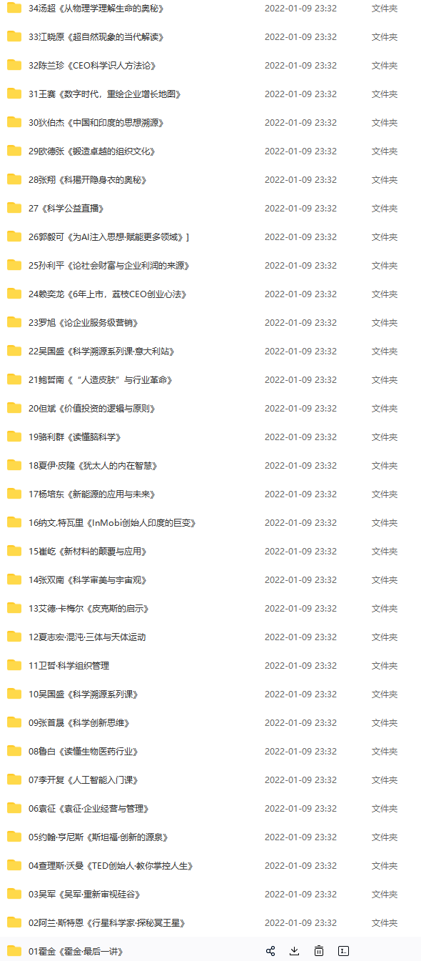 高山大学·科学商业年度课