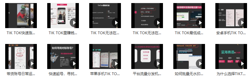 Seven漆·2022Tiktok从小白到精英实操特训营