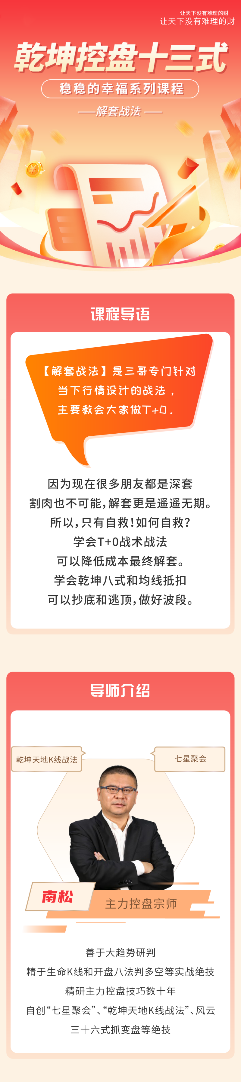 南松乾坤控盘十三式,稳稳的幸福系列课程,T+0解套战法