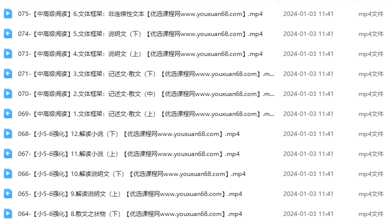 北大军哥阅读鉴赏大课