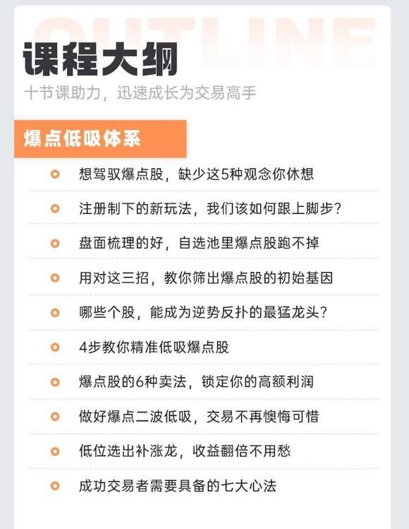 【作手逍遥风】逍遥风系列课之爆点低吸体系