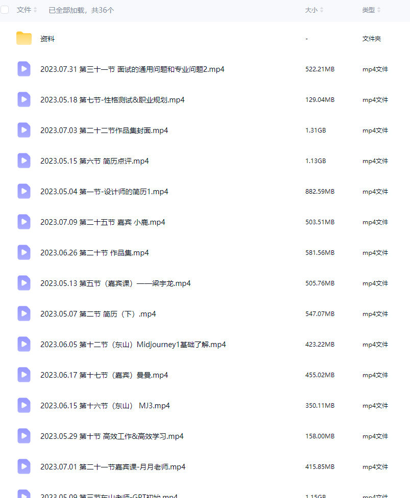 卢帅设计师求职训练营巅峰计划4.0