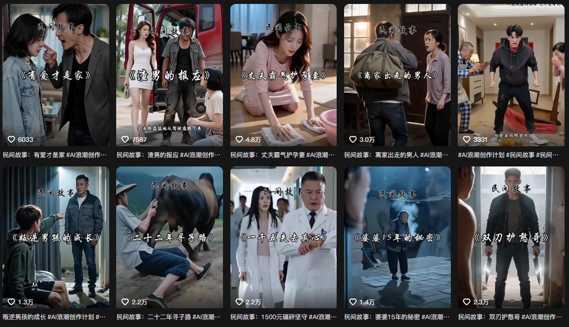 抖音93W粉丝博主老朱故事会亲授AI都市故事短视频教学,从选题到成片的…