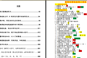 重楼锁雾量价操盘笔记 1pdf