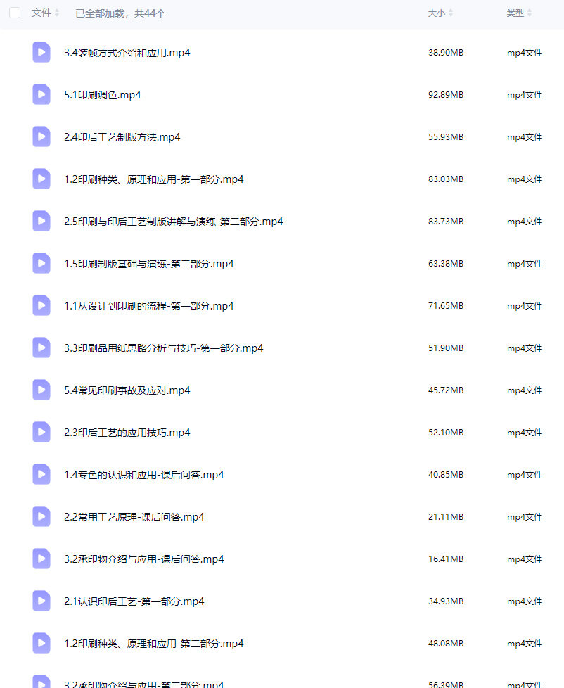 东合社设计师印刷必修课第1期