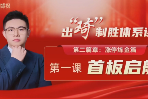 高能刘琦（男）-从认知重塑到交易精成，出琦制胜体系课 视频+指标资料…