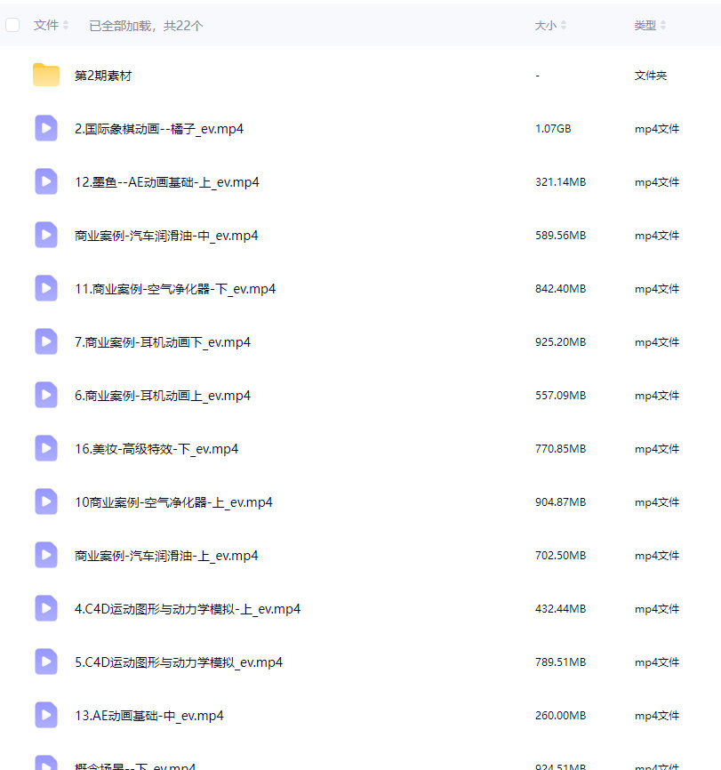 米你课堂第2期C4D动画特效全能班