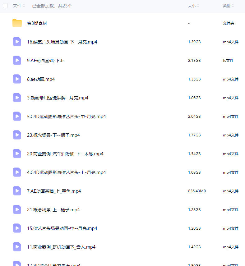 米你课堂第3期C4D动画特效全能班