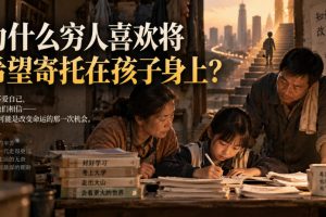 某社群精品文章：为什么穷人喜欢将希望寄托在孩子身上？