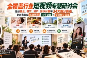 安先生-行业专题研讨会，深耕美业、餐饮、房产、知识付费等34大细分赛…