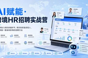 AI赋能·跨境HR招聘实战营，从需求到入职的关键环节，帮你告别盲目招人…