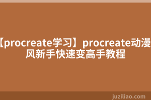 【procreate学习】procreate动漫风新手快速变高手教程
