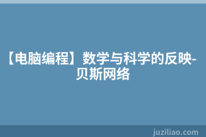 【电脑编程】数学与科学的反映-贝斯网络