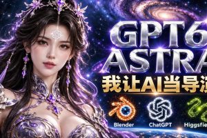 让GPT-6 Astra当导演!Higgsfield和Blender实战打造30秒玄幻精准运镜短…