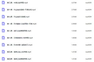 卯泽萌系立绘构图造型专练第1期2026【画质高清有课件笔刷】
