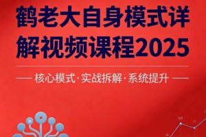 鹤老大自身模式详解交易模式视频课程