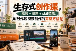 生存式创作课,AI时代短视频创作方法论
