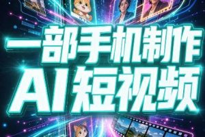 一部手机制作能上热门能变现的AI短视频
