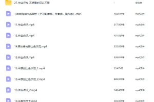 果露古风光影团练2026【画质高清有部分课件笔刷】