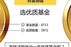科学理财 用数据挑选优质基金