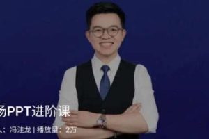 冯注龙《职场PPT进阶课》官网售98元
