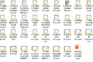 RCE漏洞-CTF之Web安全入门系列课程（五）