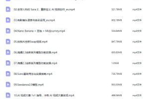 锐童学AIGC广告视频实战第2期2026年2月结课【画质高清有课件】