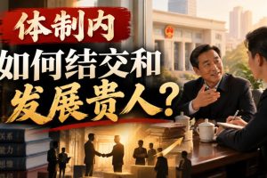 某公众号付费文章:体制内,如何结交和发展贵人