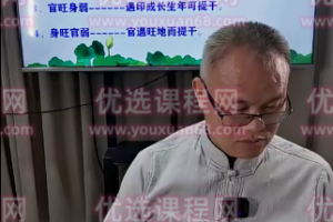德镜老师《八字断职业私传密授》视频5集