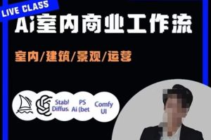 陈诺·AI设计商业工作流，室内/建筑/景观/运营，掌握五大主流AI设计工…