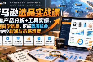 亚马逊选品实战课，卖家精灵与H10工具实操