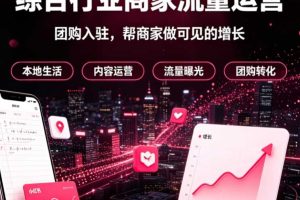 敢敢·小红书综合行业商家流量运营团购入驻