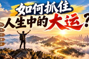某公众号付费文章:如何抓住人生中的大运?