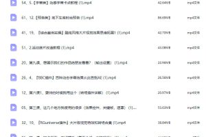 影像社PR全能风格剪辑系统班【画质高清只有视频】