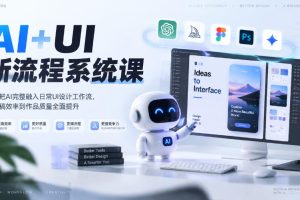 菜心AI+UI新流程系统课（2026第4期·28节）｜百度网盘