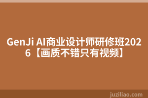 GenJi AI商业设计师研修班2026【画质不错只有视频】